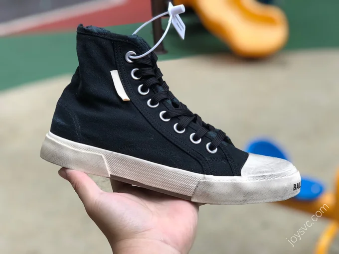 Balenciaga Paris High Black White