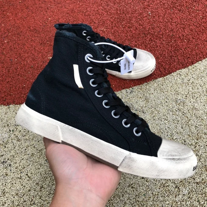 Balenciaga Paris High Black White