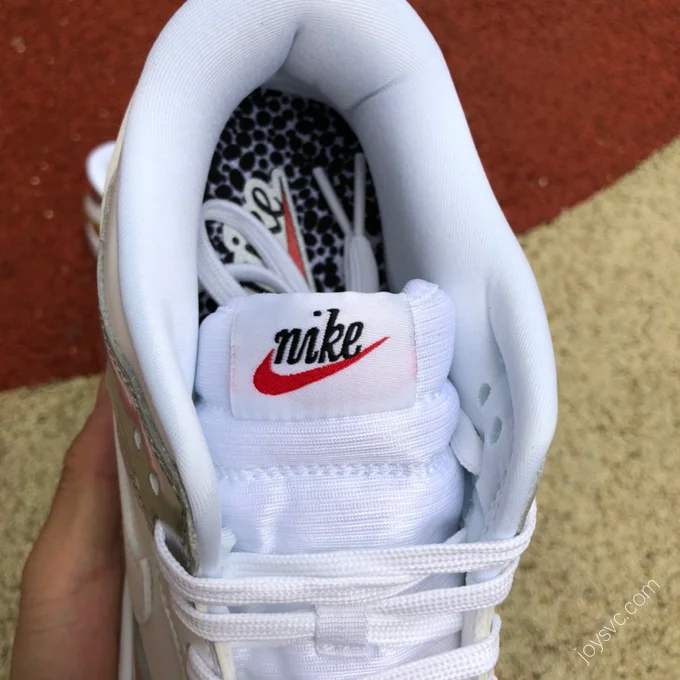 Nike Dunk Low White Silver Gold DH4403-700