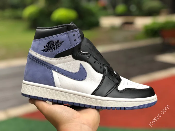 Air Jordan 1 Blue Crown High-Top Sneaker 555088-115