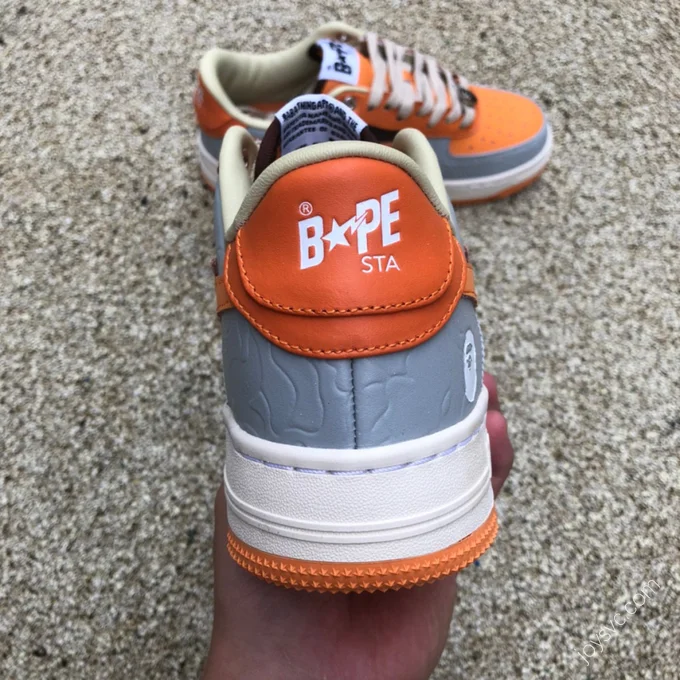 BAPE STA SK8 Grey Orange