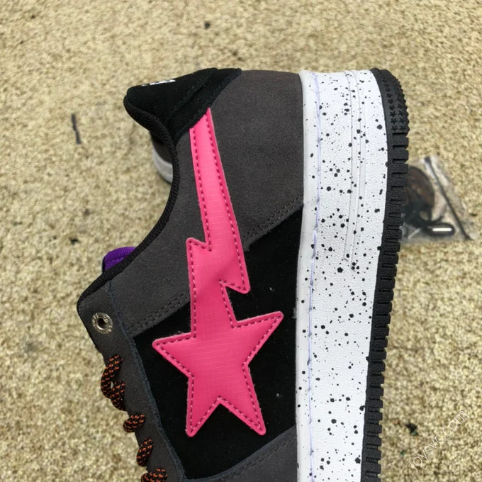 BAPE STA SK8 Black Purple Pink