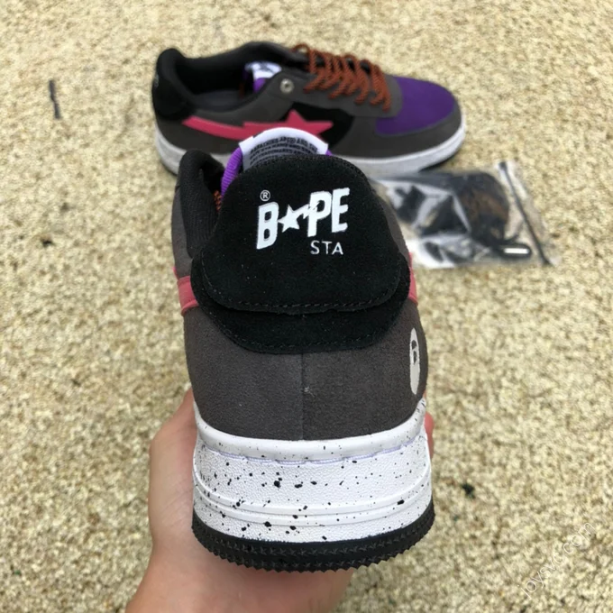 BAPE STA SK8 Black Purple Pink