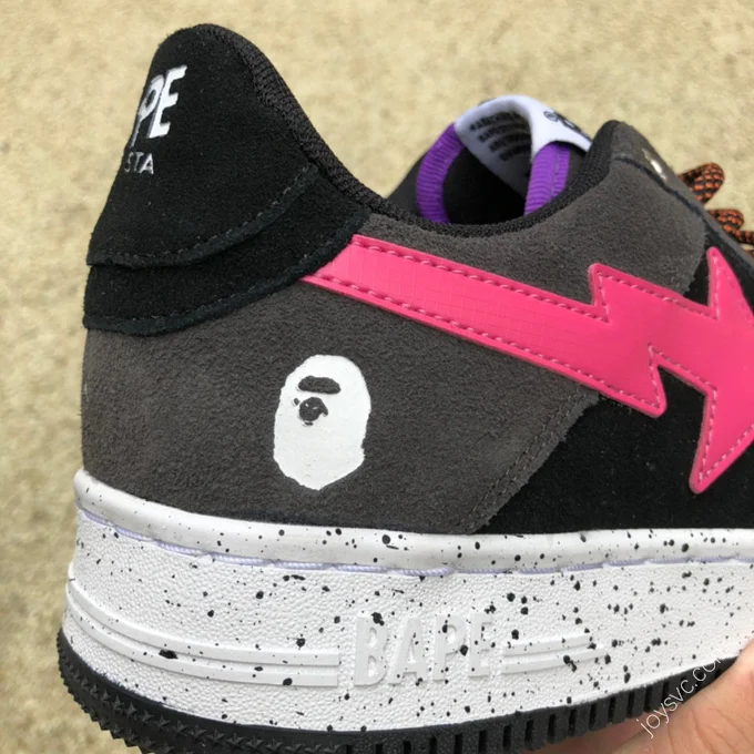 BAPE STA SK8 Black Purple Pink