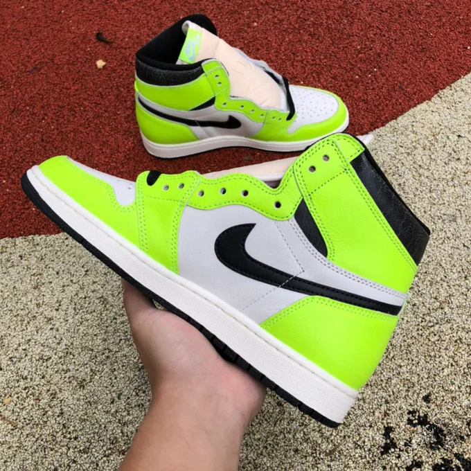 Air Jordan 1 High OG Volt High-Top Sneaker 555088-702