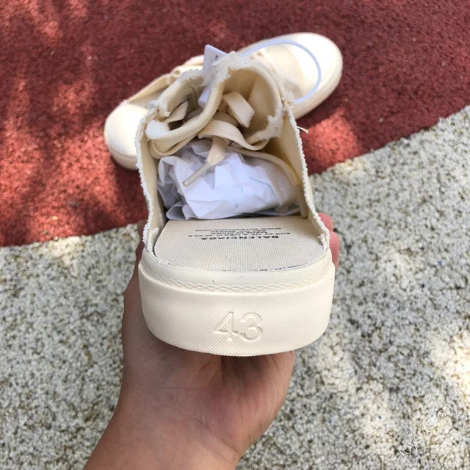 Balenciaga Paris Mule Beige