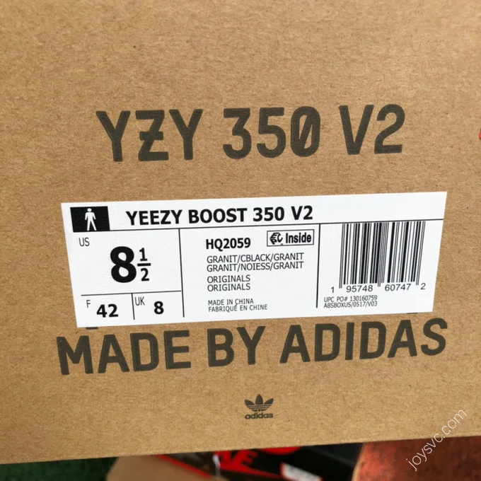 Adidas Yeezy Boost 350 V2 Grey Black HQ2059