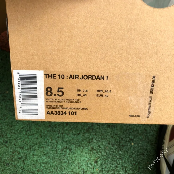 Air Jordan 1 x OFF-WHITE Chicago Sneakers AA3834-101