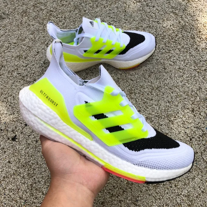 Adidas Ultraboost 21 Green White