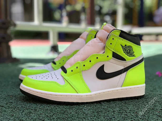 Air Jordan 1 High OG Volt High-Top Sneaker 555088-702