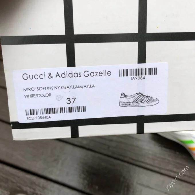 Adidas x Gucci Gazelle Black White