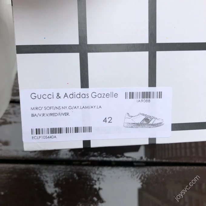 Adidas x Gucci Gazelle Black White