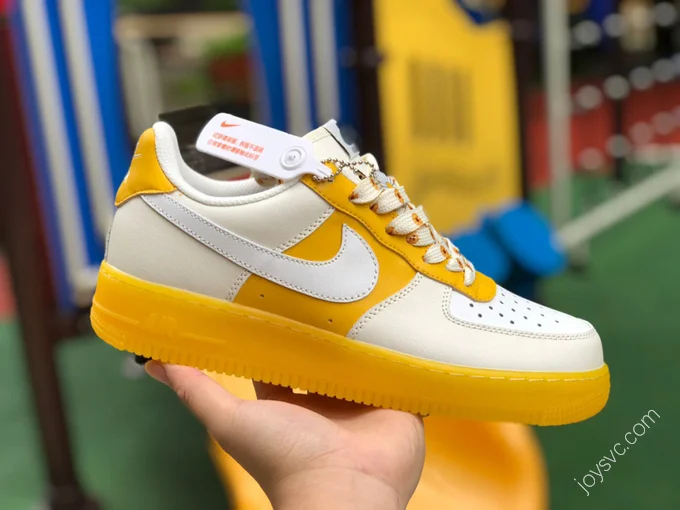 Nike Air Force 1 White/Yellow CW2288-116