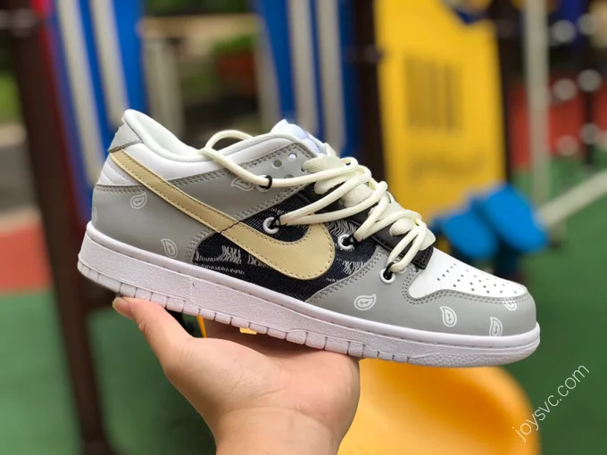 Nike Dunk Low White Grey Paisley DD1503-109