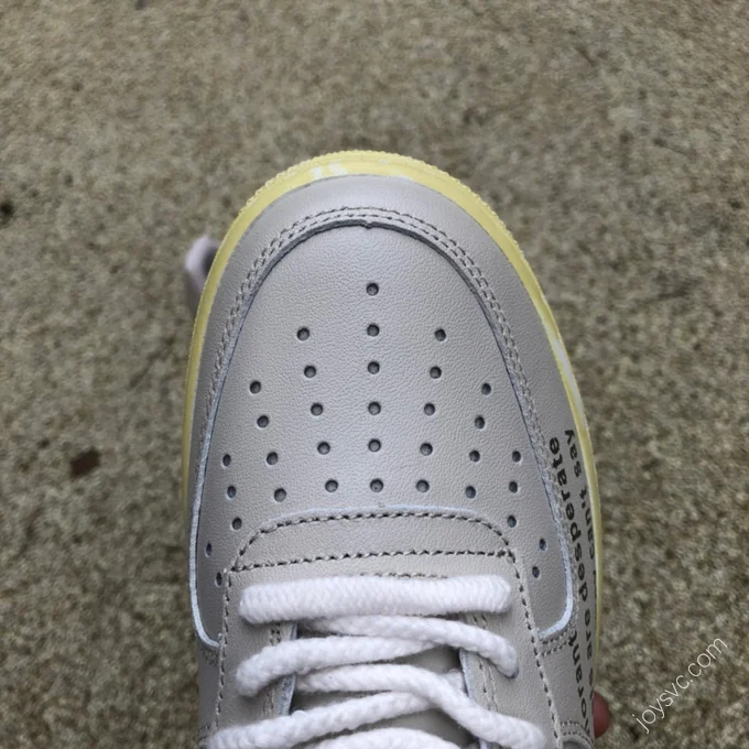 Nike Air Force 1 White/Yellow Sole CW2288-117