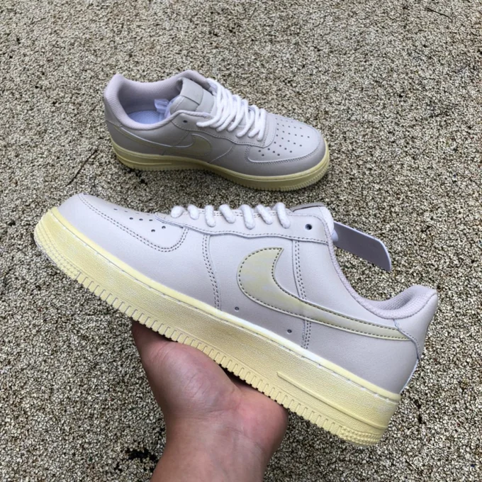 Nike Air Force 1 White/Yellow Sole CW2288-117