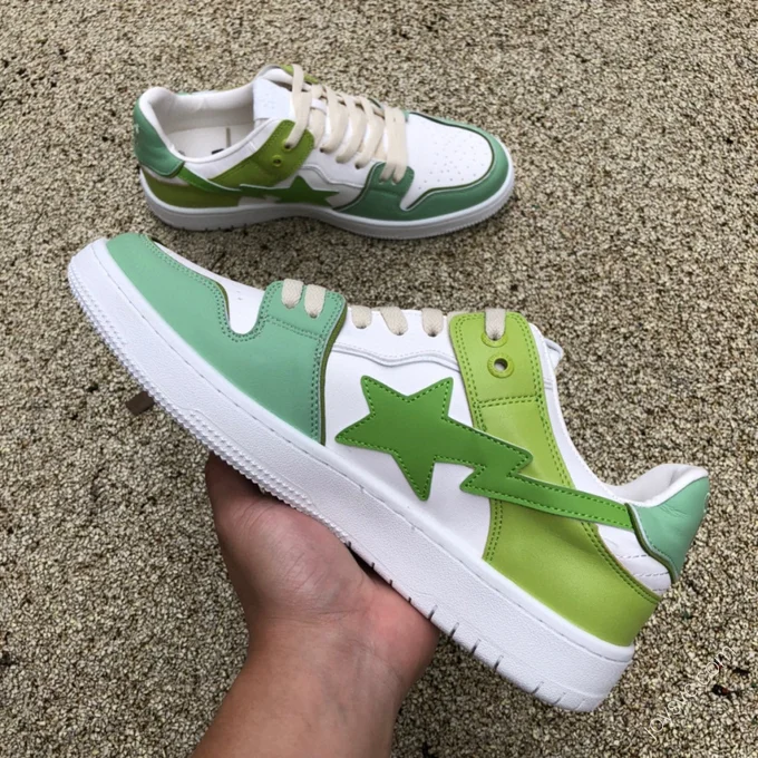 BAPE STA SK8 Green White