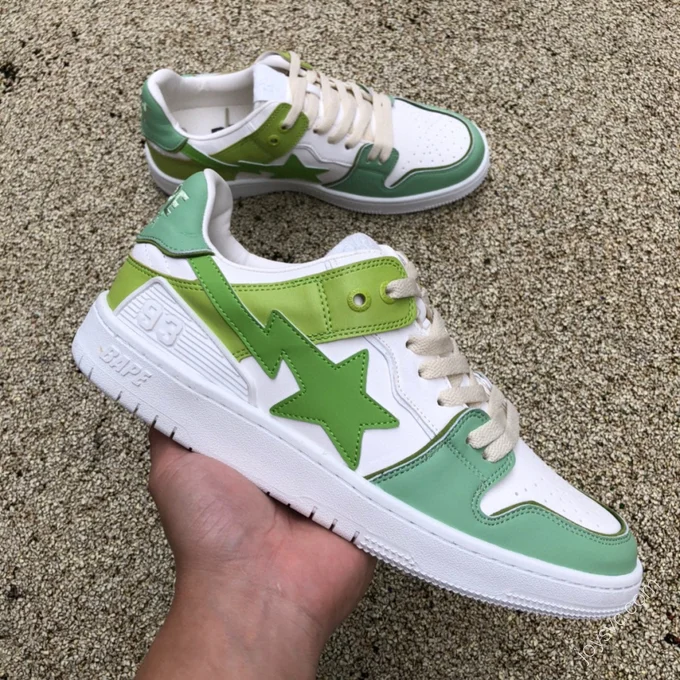 BAPE STA SK8 Green White