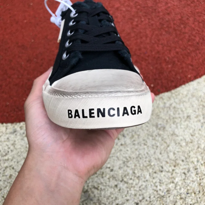 Balenciaga Paris Mule Black White