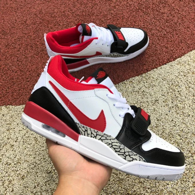 Nike Air Jordan Legacy 312 White Black Red Low Low-Top Sneaker CD7069-160