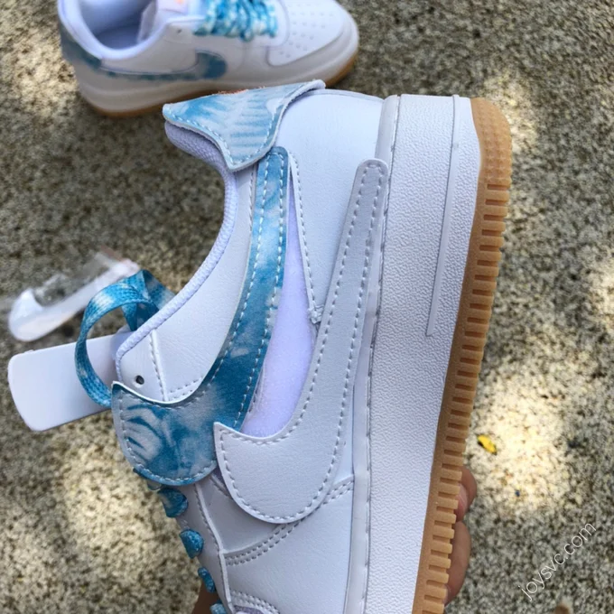 Nike Air Force 1 White/Blue Velcro DM1020-100