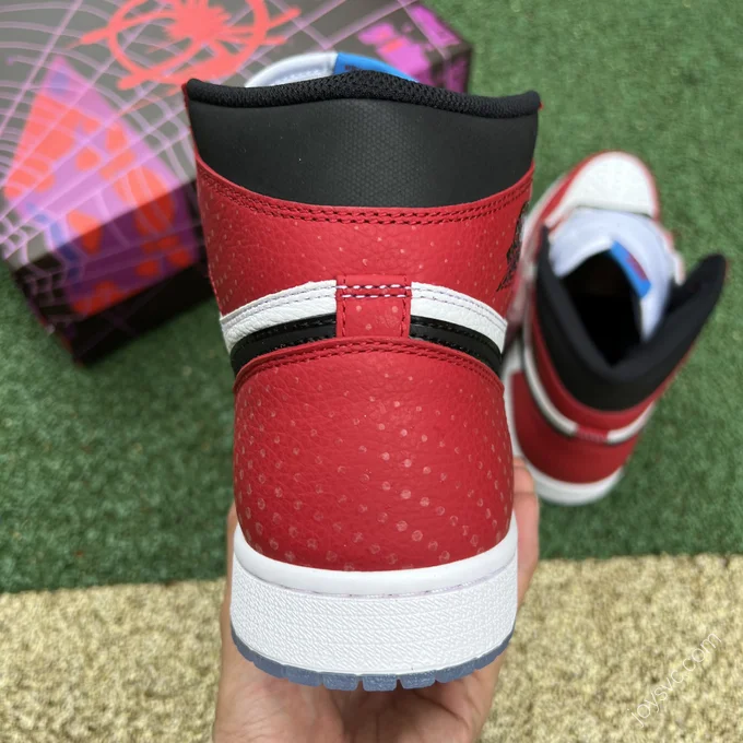 Air Jordan 1 Retro High Spider-Man High-Top Sneaker 555088-602