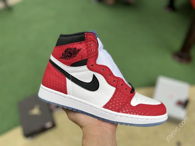 Air Jordan 1 Retro High Spider-Man High-Top Sneaker 555088-602