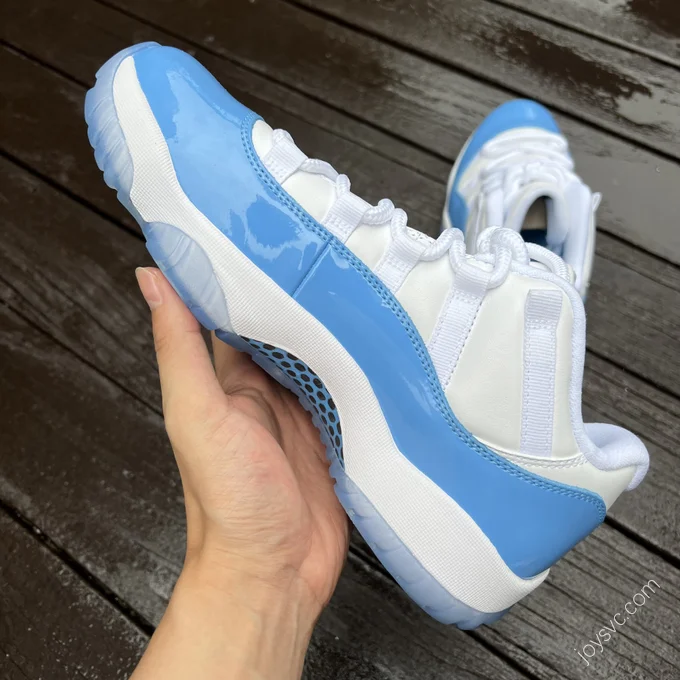 Air Jordan 11 Low UNC North Carolina Blue Basketball Shoes 528895-106