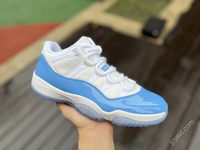 Air Jordan 11 Low UNC North Carolina Blue Basketball Shoes 528895-106