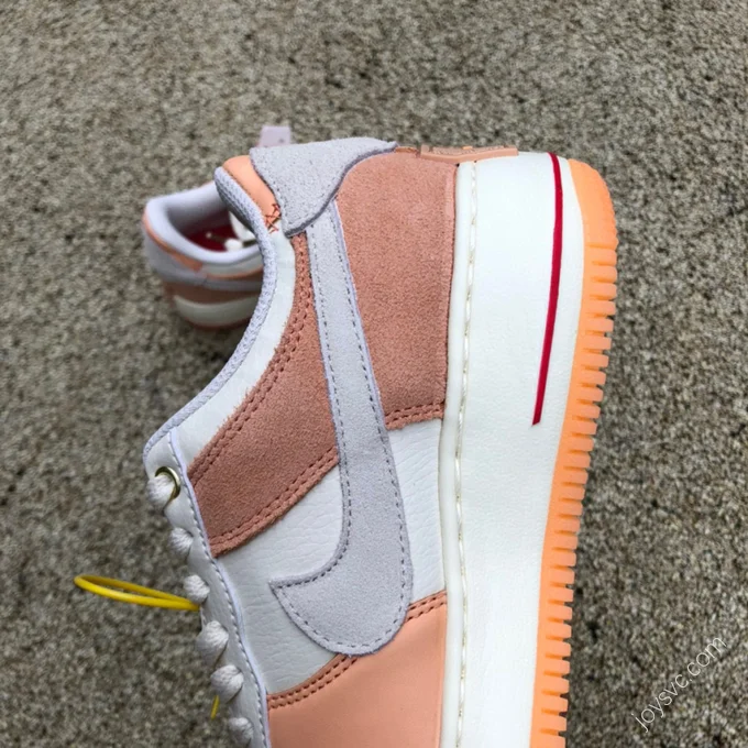 Nike AF1 Shadow Double Swoosh Apricot Orange Sneakers DM8157-700