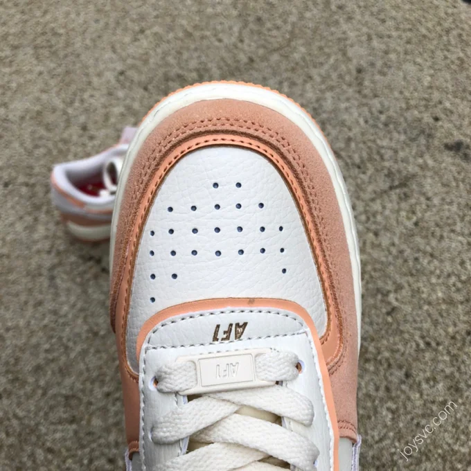 Nike AF1 Shadow Double Swoosh Apricot Orange Sneakers DM8157-700