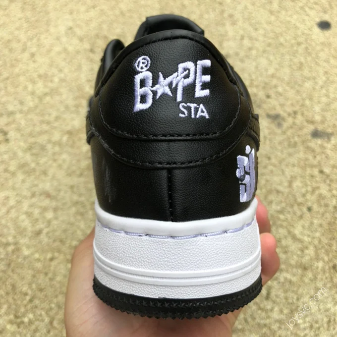 BAPE STA SK8 Black White