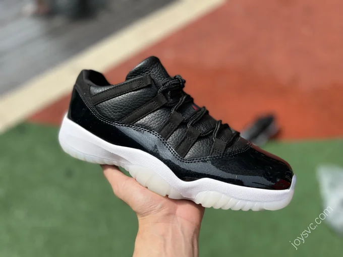 Air Jordan 11 Retro Black White Basketball Shoes AV2187-001