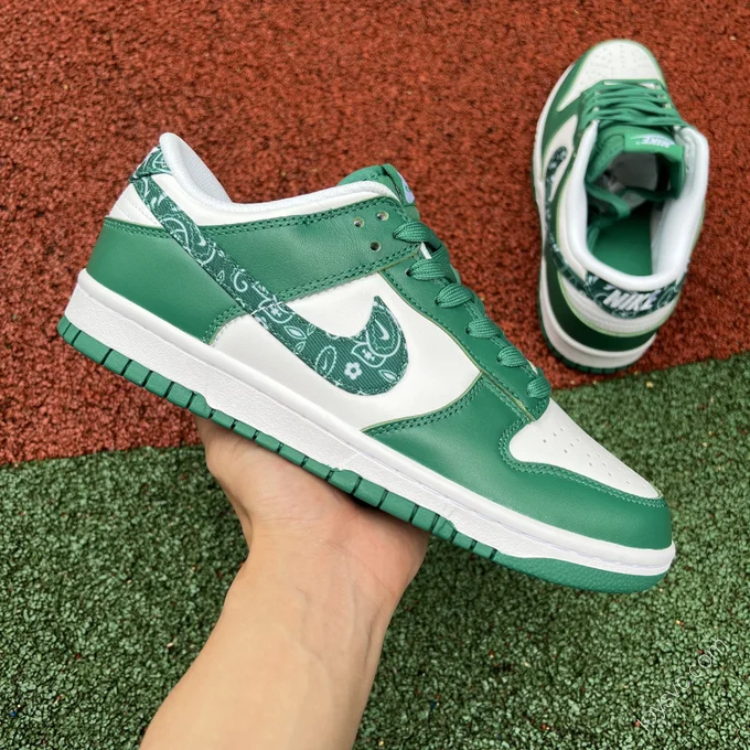 Nike Dunk Low White Green Paisley DH4401-102