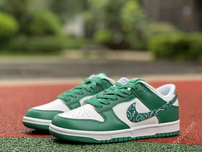 Nike Dunk Low White Green Paisley DH4401-102