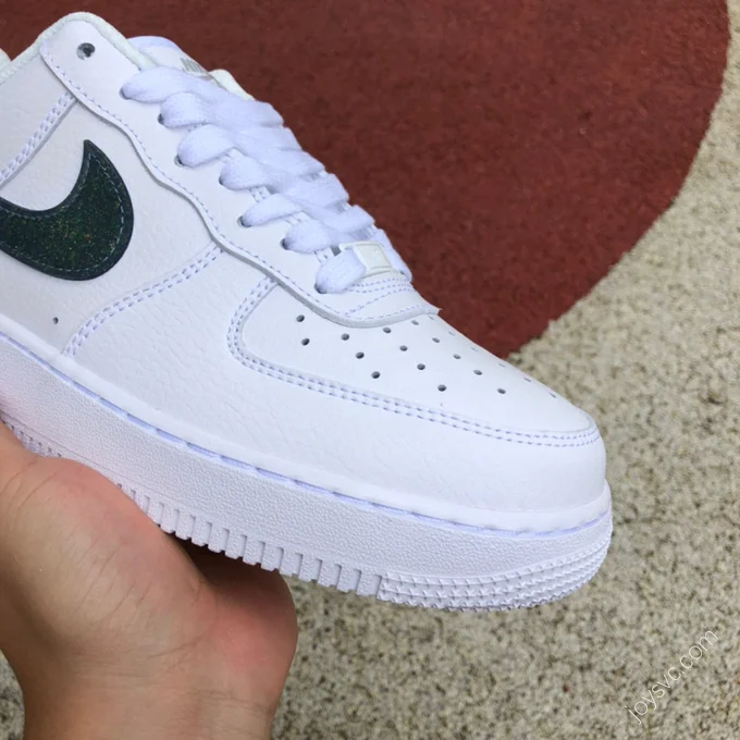 Nike Air Force 1 Low Glitter Swoosh White/Green DH4407-100