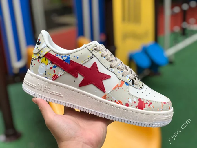 BAPE STA SK8 Red White