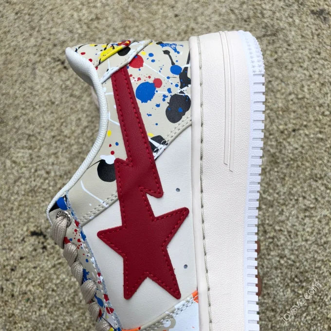 BAPE STA SK8 Red White