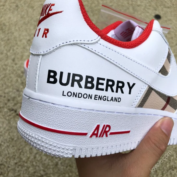 Nike Air Force 1 Low White/Red Burberry BL0068-288