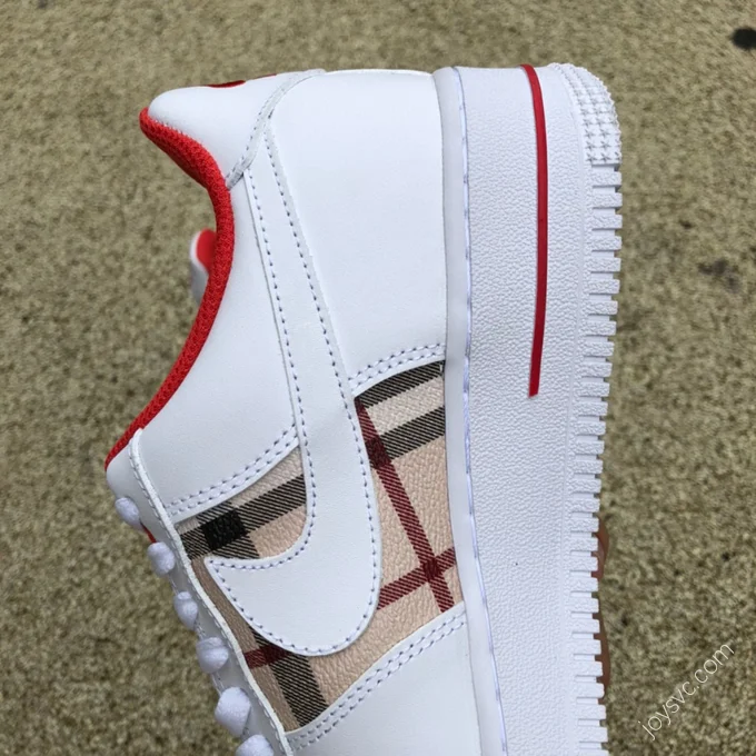 Nike Air Force 1 Low White/Red Burberry BL0068-288