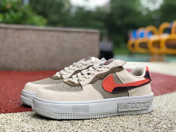 Nike Air Force 1 Low 07 Beige/Brown/Red DR0150-200