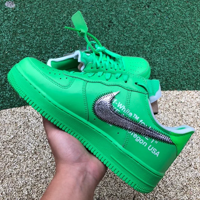 Off-White x Nike Air Force 1 Green dx1419-300