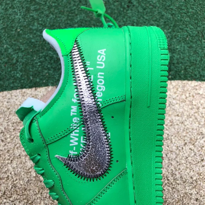 Off-White x Nike Air Force 1 Green dx1419-300