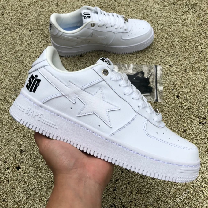 BAPE STA SK8 White