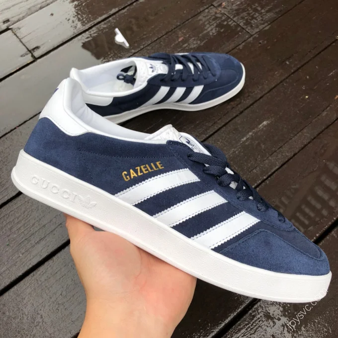 Adidas x Gucci Gazelle Blue White