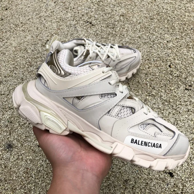 Balenciaga Triple S Beige White