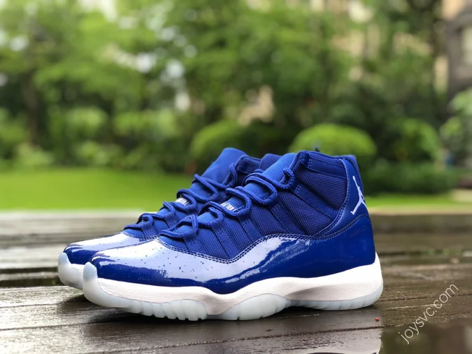 Air Jordan 11 Blue White Basketball Shoes AT7802-115