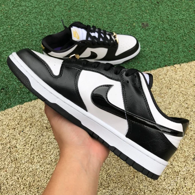 Nike Dunk Low Retro Black White Gold DR9511-100