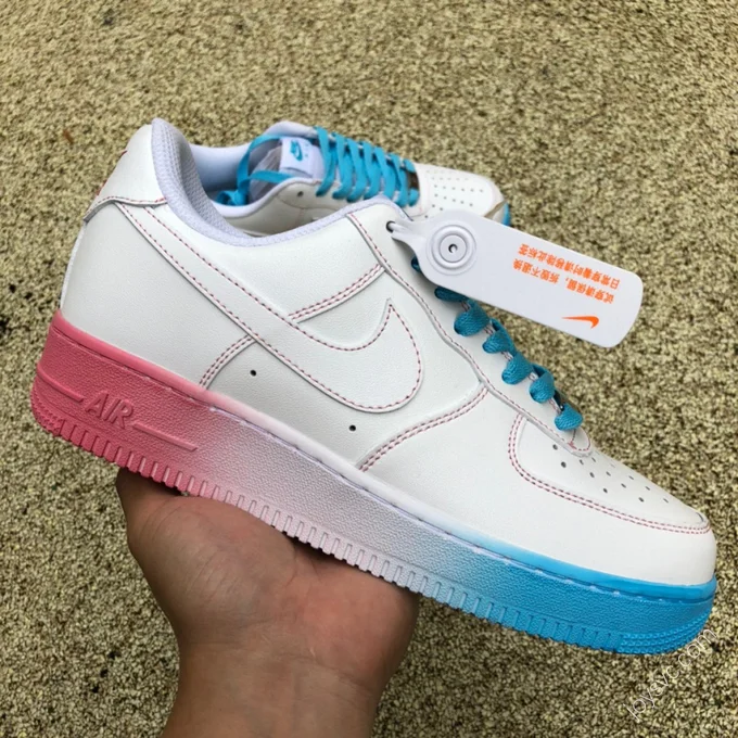 Nike Air Force 1 '07 Stussy White/Blue/Pink AF1234-006