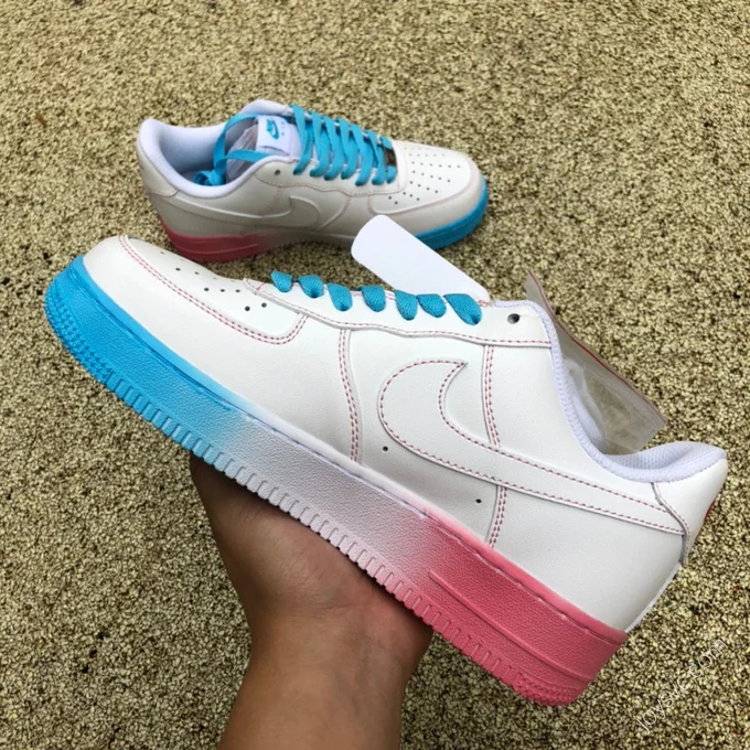 Nike Air Force 1 '07 Stussy White/Blue/Pink AF1234-006